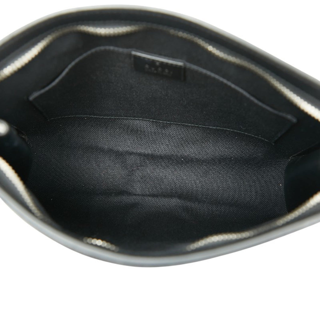 Gucci Black Multi-Color Pvc Leather Clutch Bag (Pre-Owned)