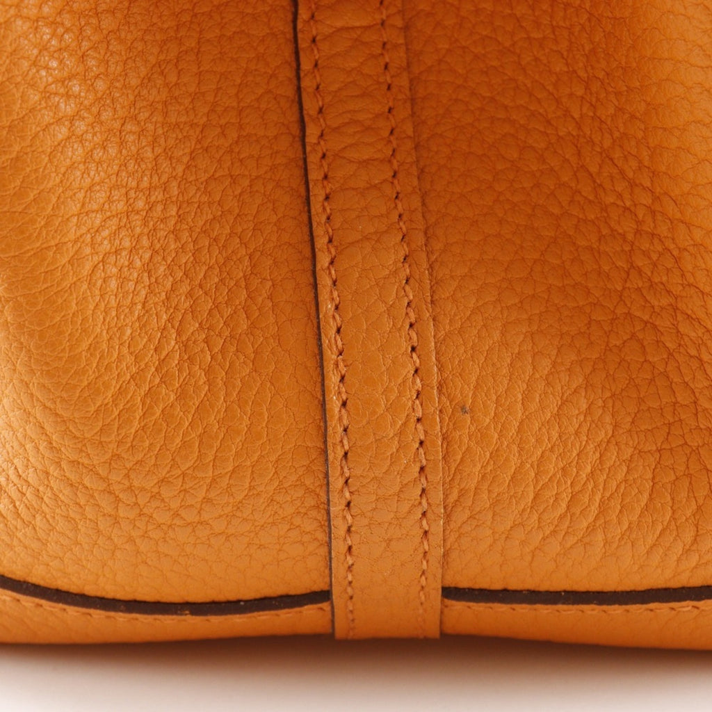 Hermes Garden Orange Negonda Leather Tote Bag (Pre-Owned)