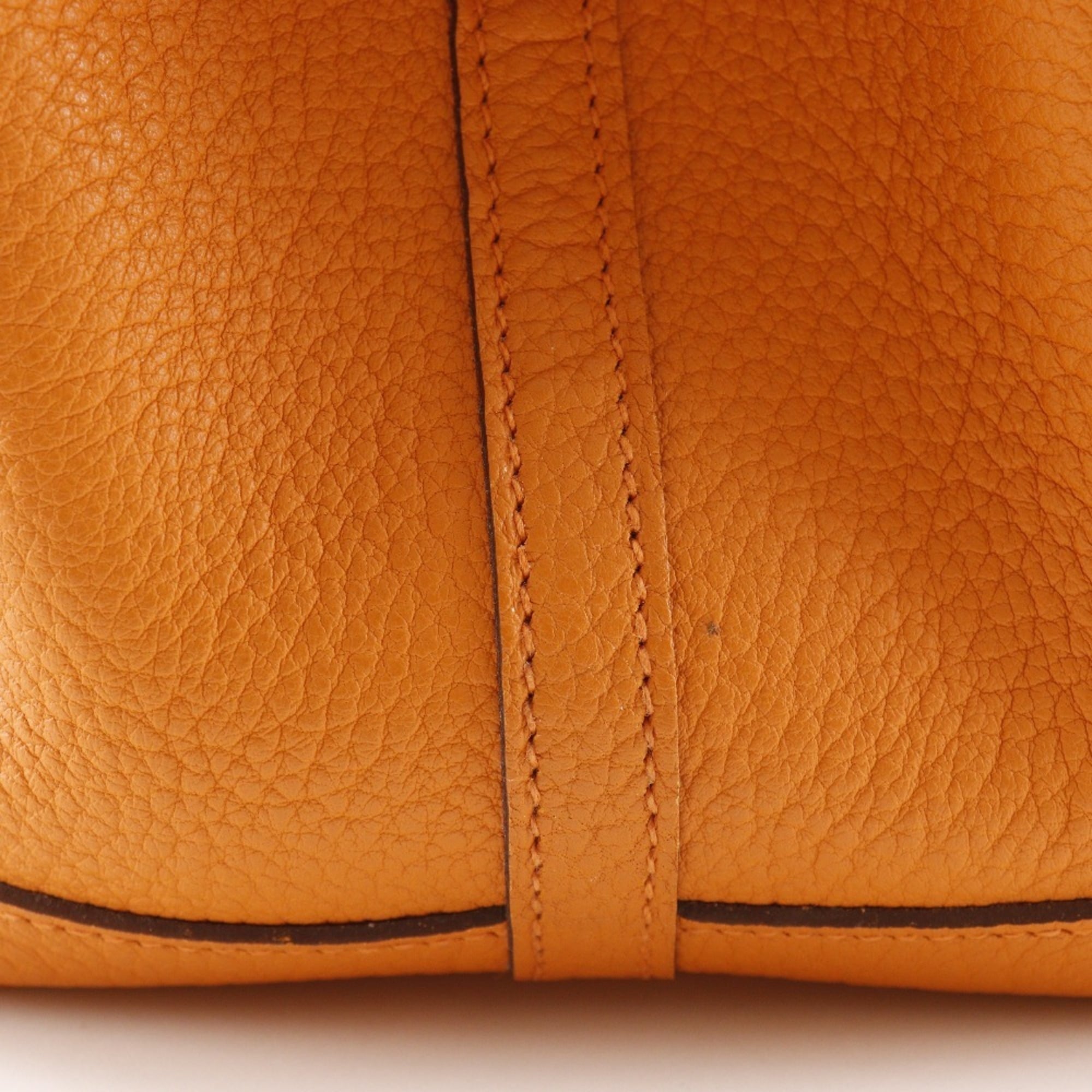 Hermes Garden Orange Negonda Leather Tote Bag (Pre-Owned)
