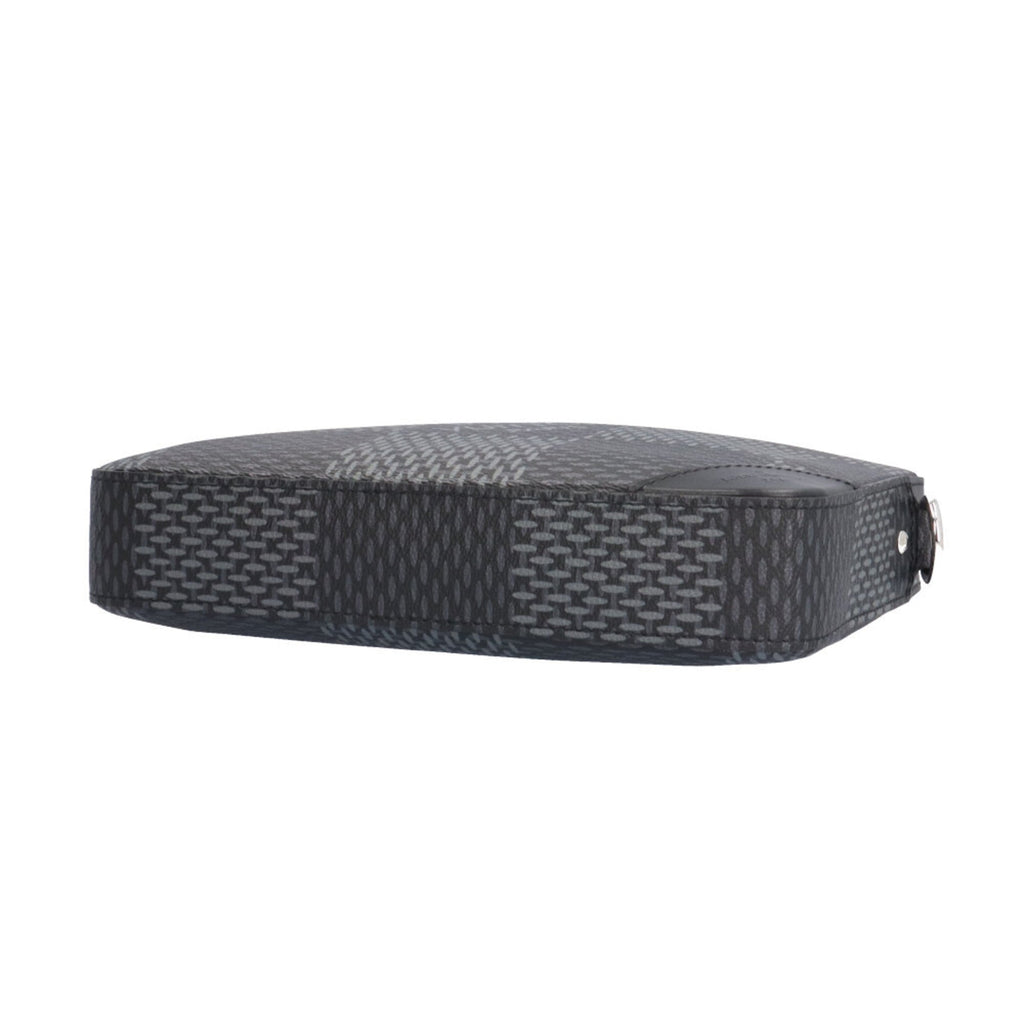 Louis Vuitton Black Gray Damier Graphite Shoulder Bag (Pre-Owned)
