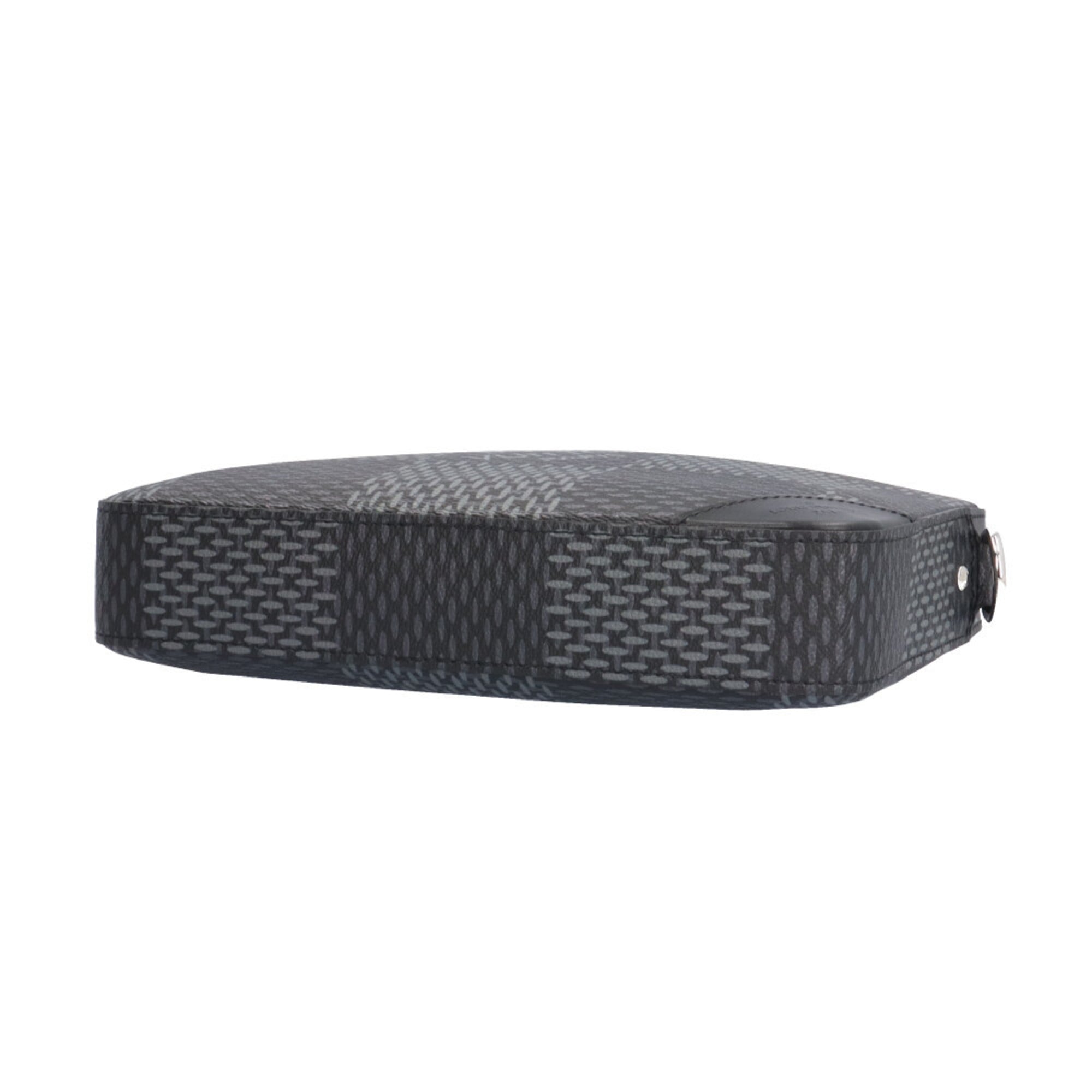 Louis Vuitton Black Gray Damier Graphite Shoulder Bag (Pre-Owned)