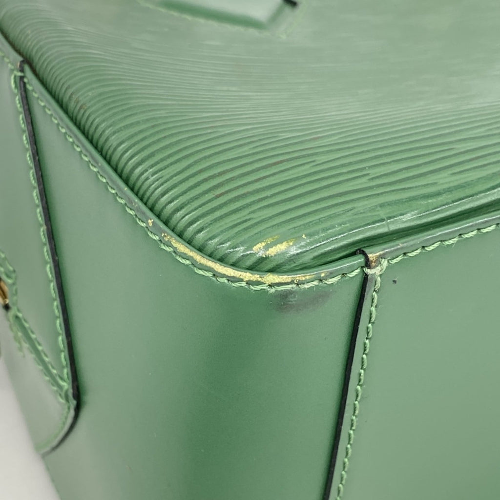 Louis Vuitton Borneo Green Handbag (Pre-Owned)