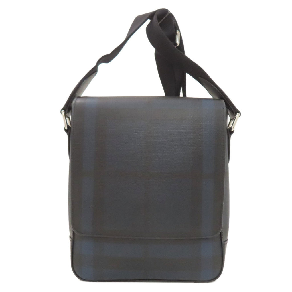 Burberry Black Blue Pvc Shoulder Bag (Pre-Owned)