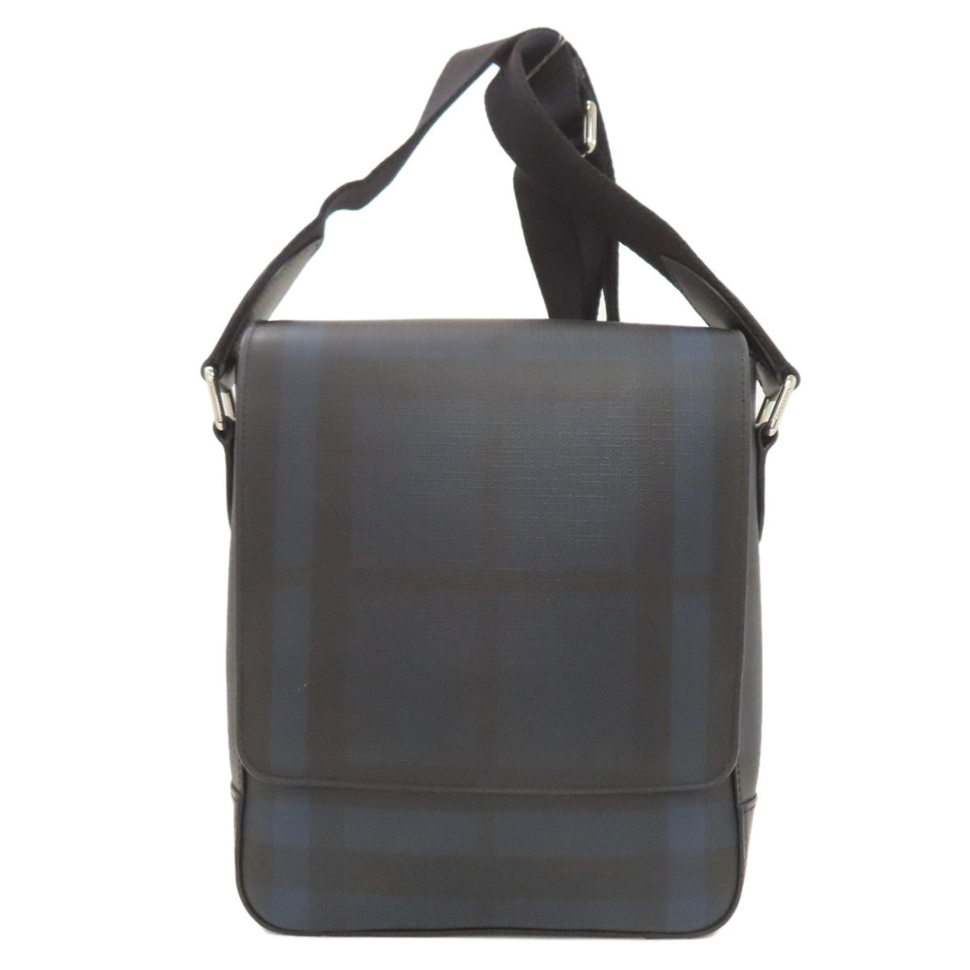 Burberry Black Blue Pvc Shoulder Bag (Pre-Owned)