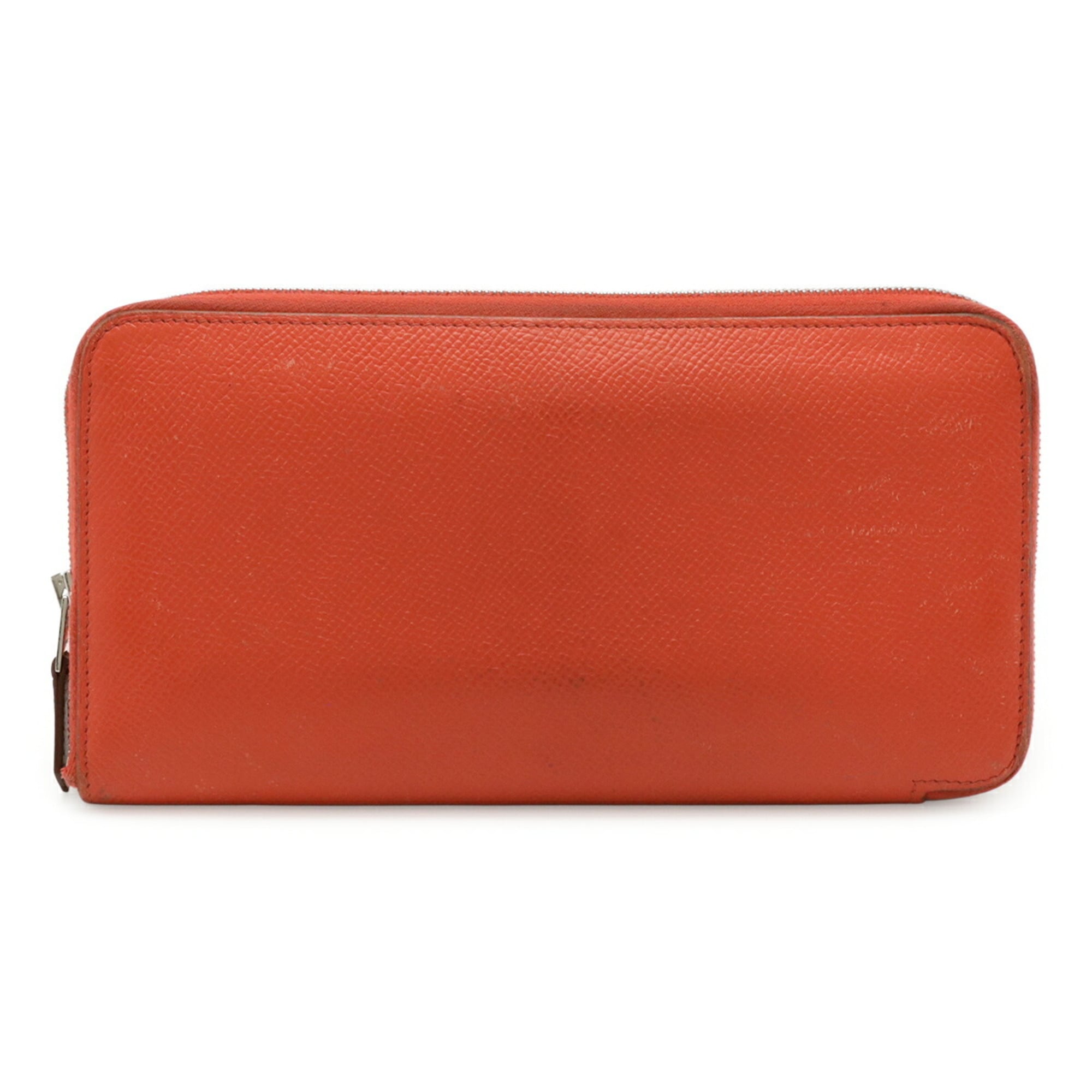 Hermes Pink Rose Jaipur Epsom Leather Silk Long Wallet (Bi-Fold) (Pre-Owned)
