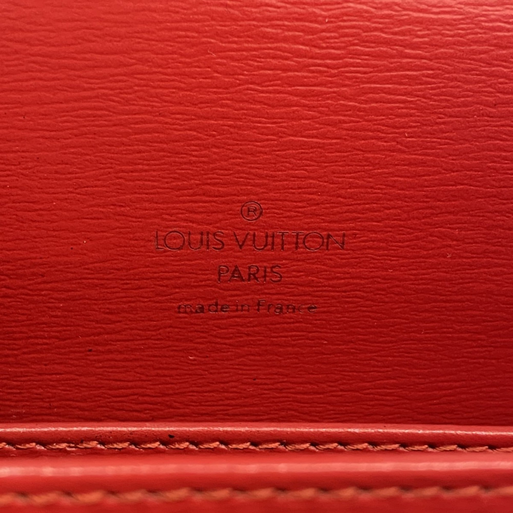 Louis Vuitton Castilian Red Shoulder Bag (Pre-Owned)