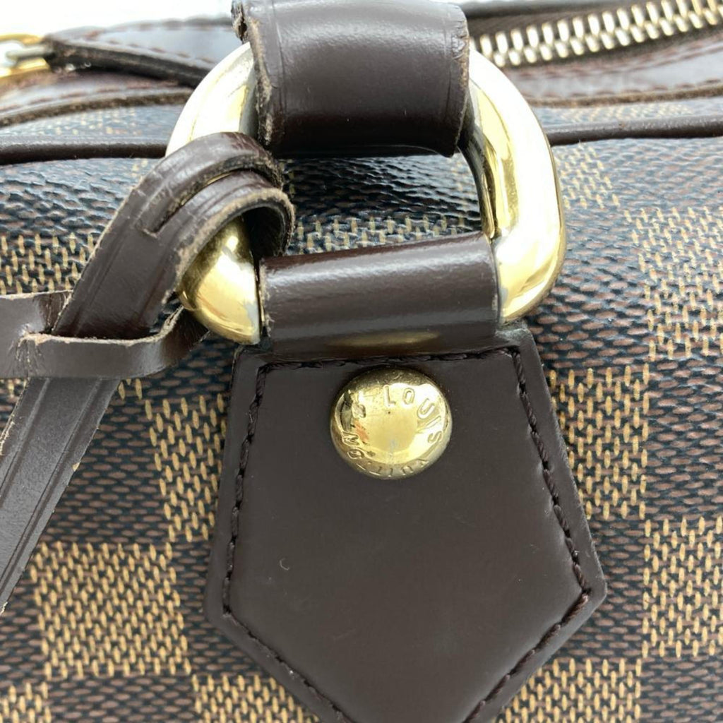 Louis Vuitton Damier Brown Damier Canvas Ebene Handbag (Pre-Owned)