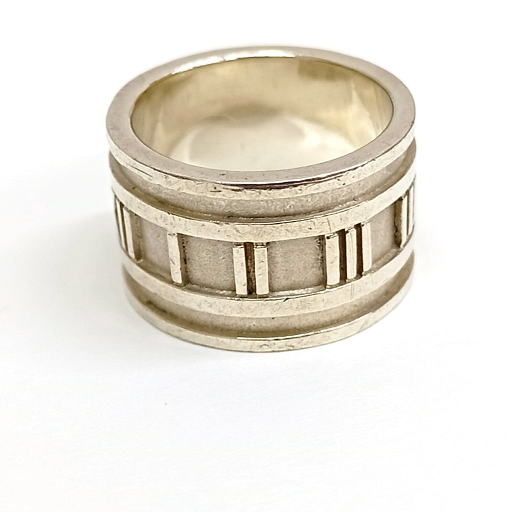 Tiffany Silver Silver 925 Band Ring (Pre-Owned)
