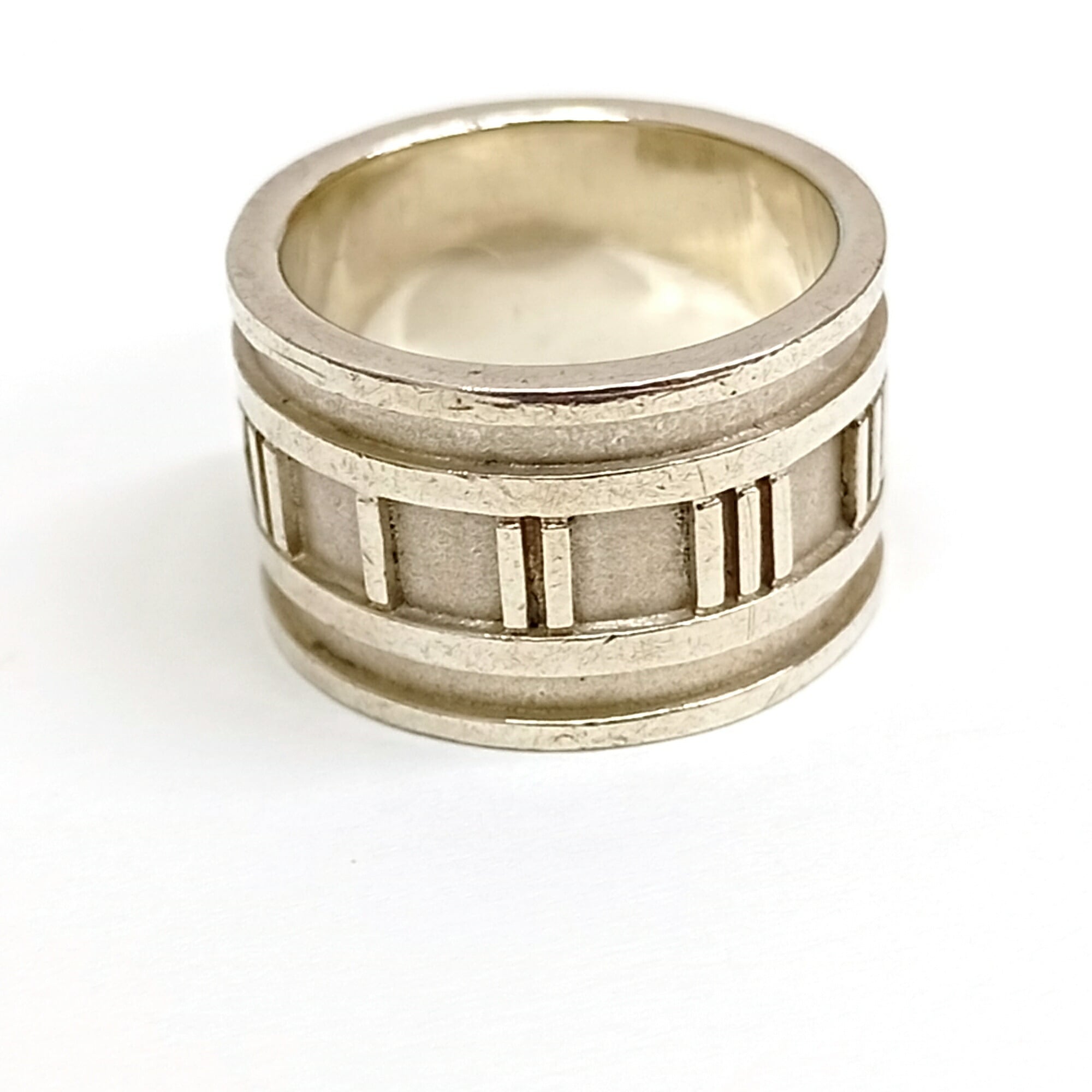 Tiffany Silver Silver 925 Band Ring (Pre-Owned)