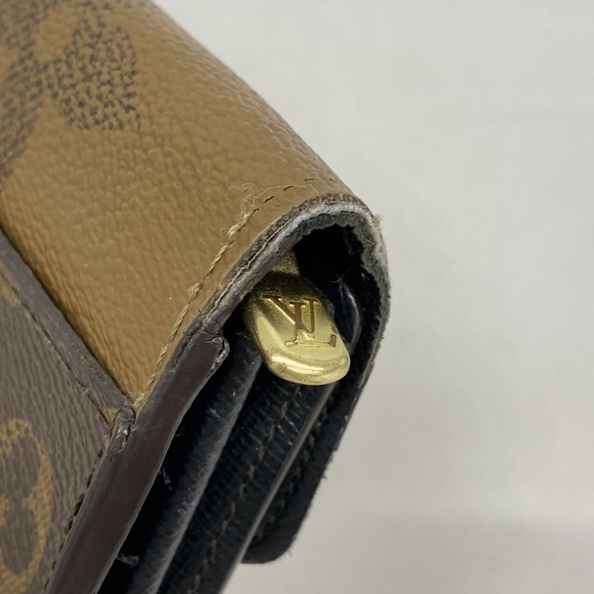 Louis Vuitton Brown Long Wallet (Bi-Fold) (Pre-Owned)