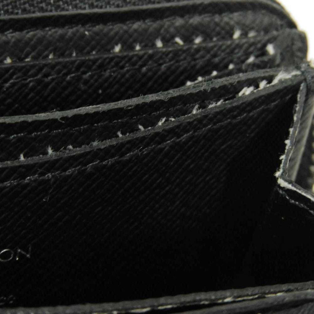 Louis Vuitton Black Noir Monogram Eclipse Canvas Leather Coin Purse/Coin Case (Pre-Owned)