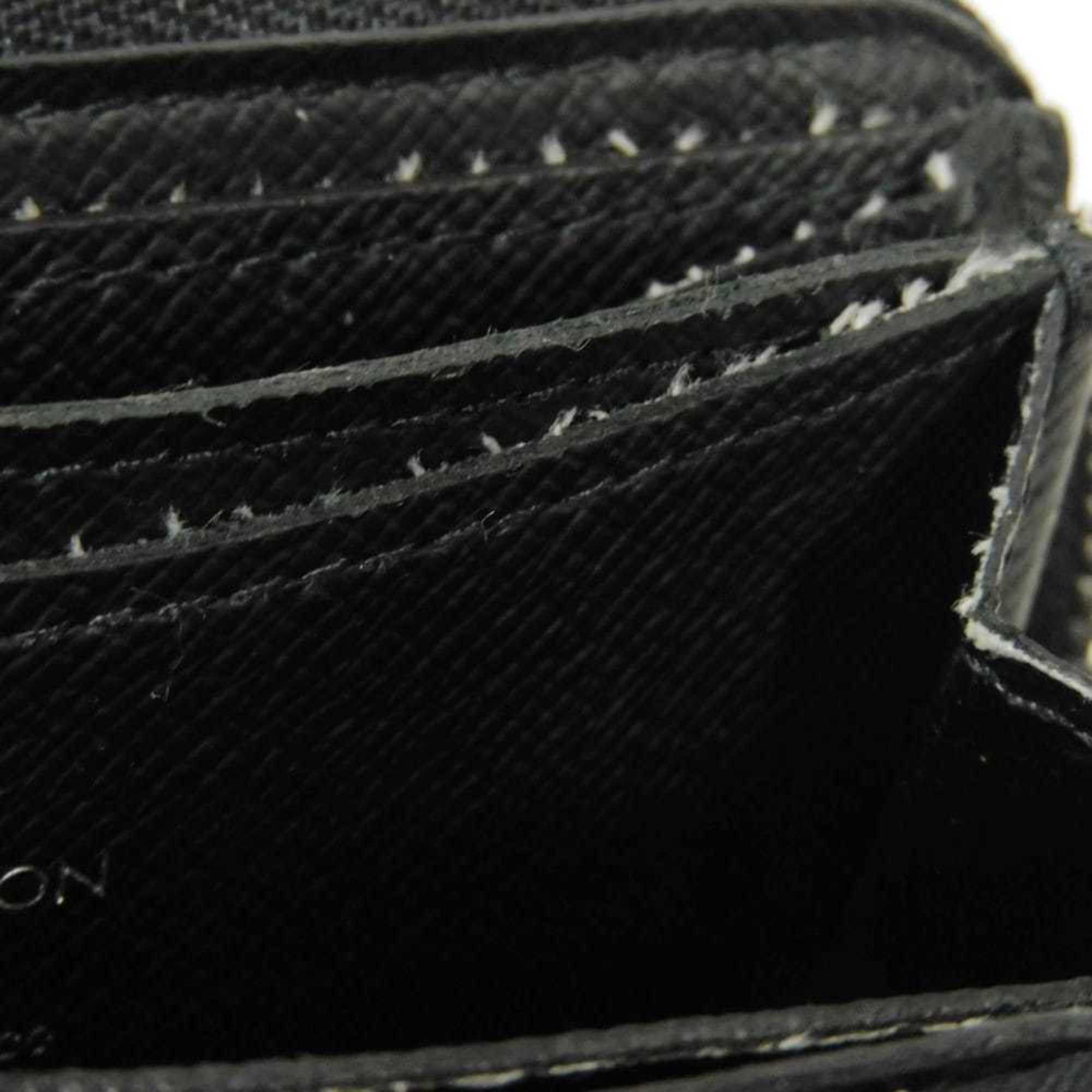 Louis Vuitton Black Noir Monogram Eclipse Canvas Leather Coin Purse/Coin Case (Pre-Owned)