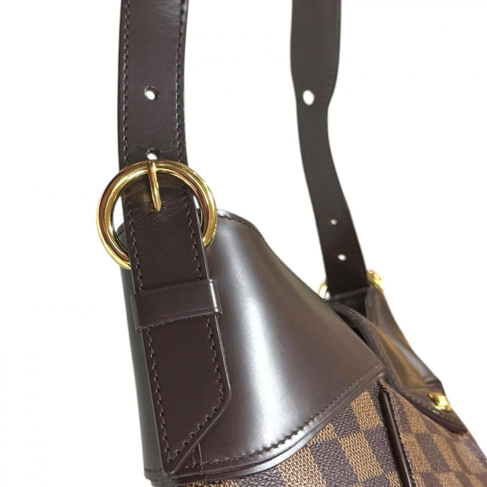 Louis Vuitton Damier Brown Damier Canvas Shoulder Bag (Pre-Owned)