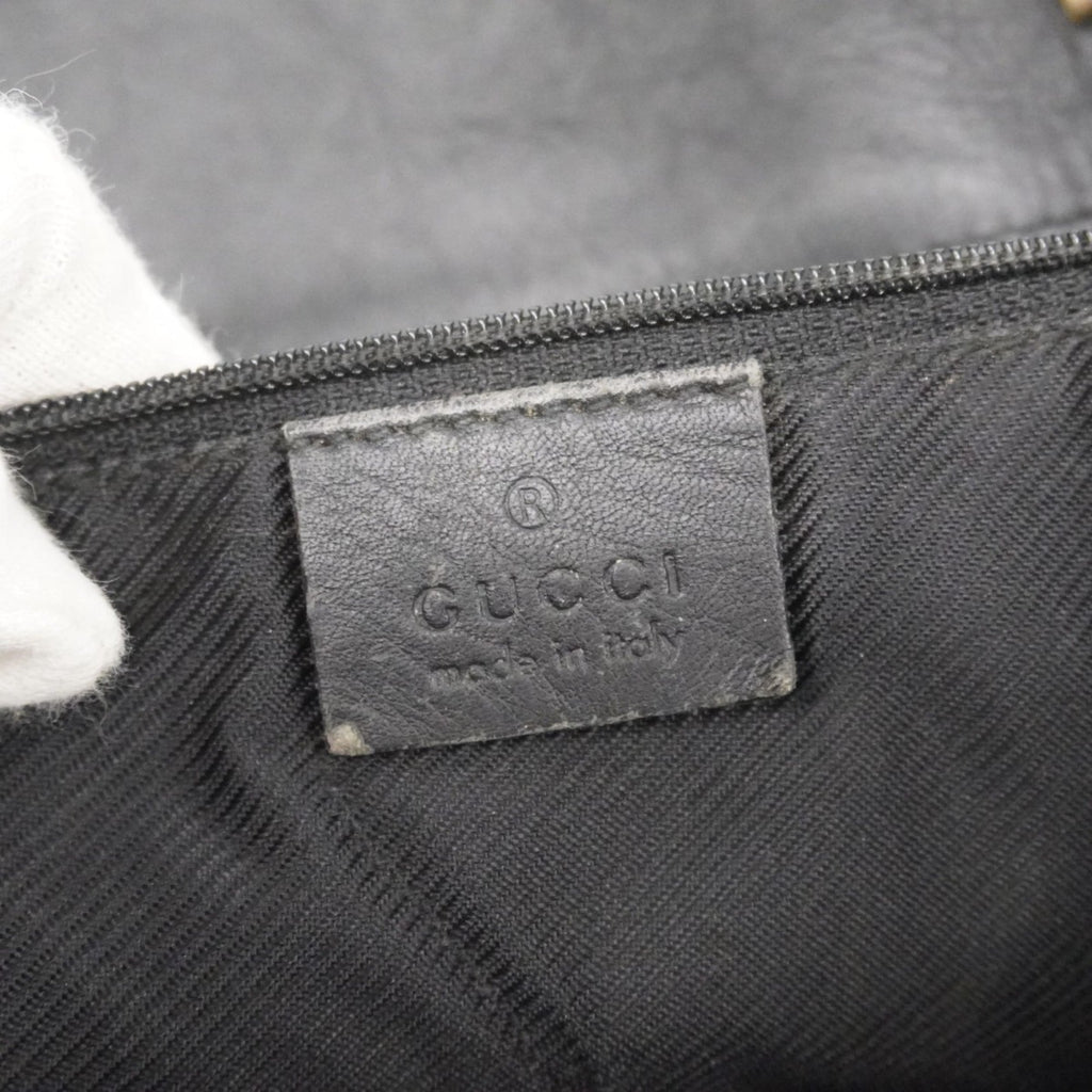 Gucci Black Canvas Tote Bag (Pre-Owned)