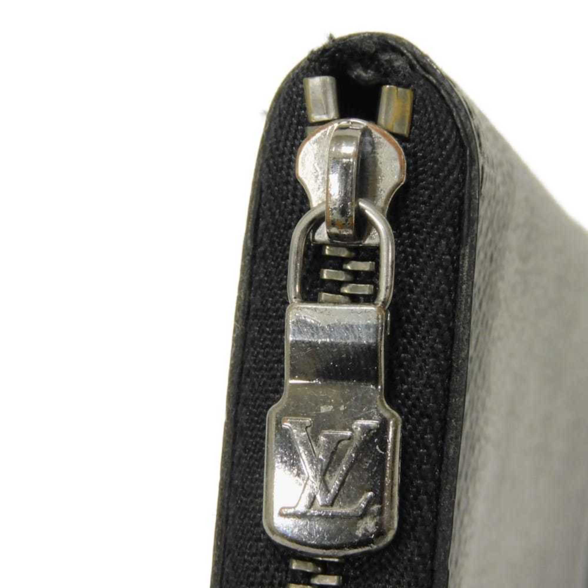 Louis Vuitton Black Noir Monogram Eclipse Canvas Leather Coin Purse/Coin Case (Pre-Owned)