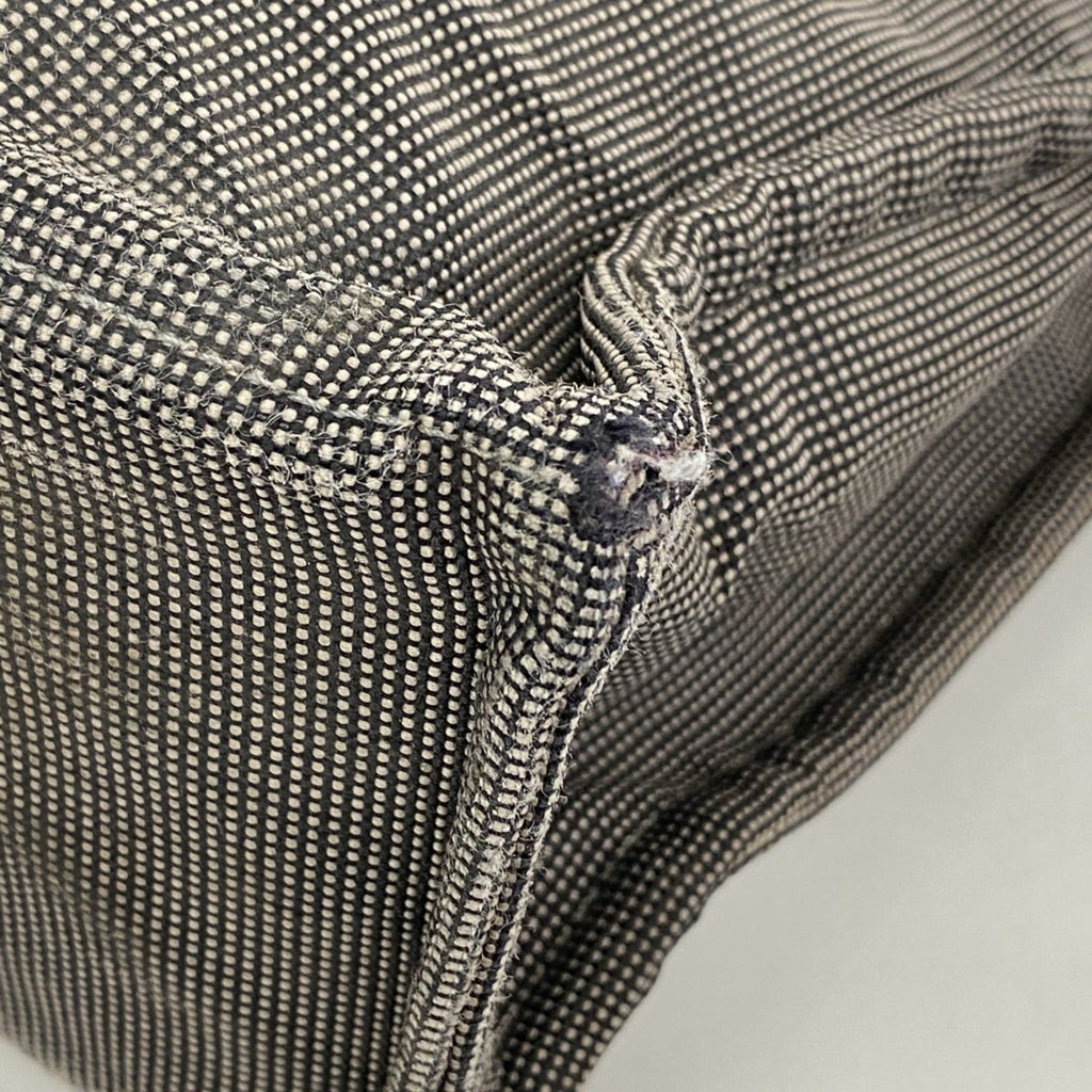 Hermes Gray Canvas Tote Bag (Pre-Owned)