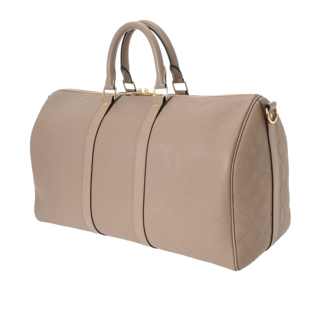 Louis Vuitton Tourterelle Monogram Canvas Boston Bag (Pre-Owned)