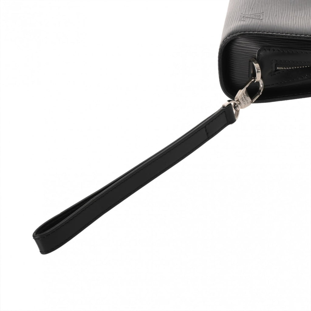 Louis Vuitton Noir Leather Briefcase (Pre-Owned)