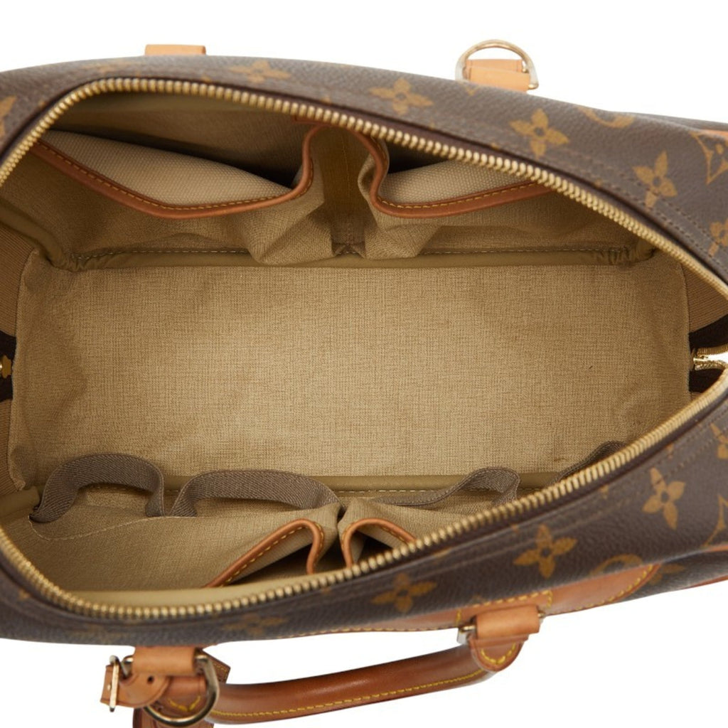 Louis Vuitton Brown Pvc Leather Handbag (Pre-Owned)