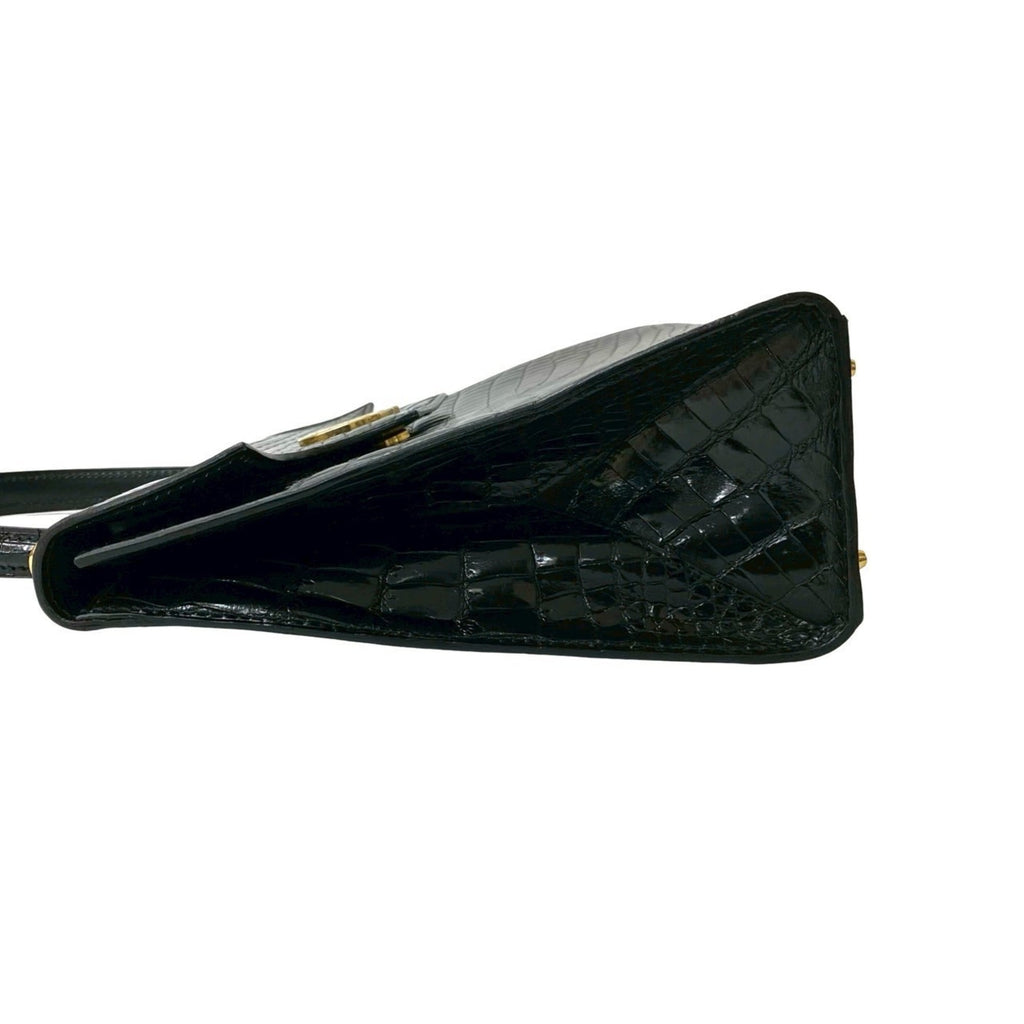 Celine Black Leather Handbag Shoulder Bag (Pre-Owned)