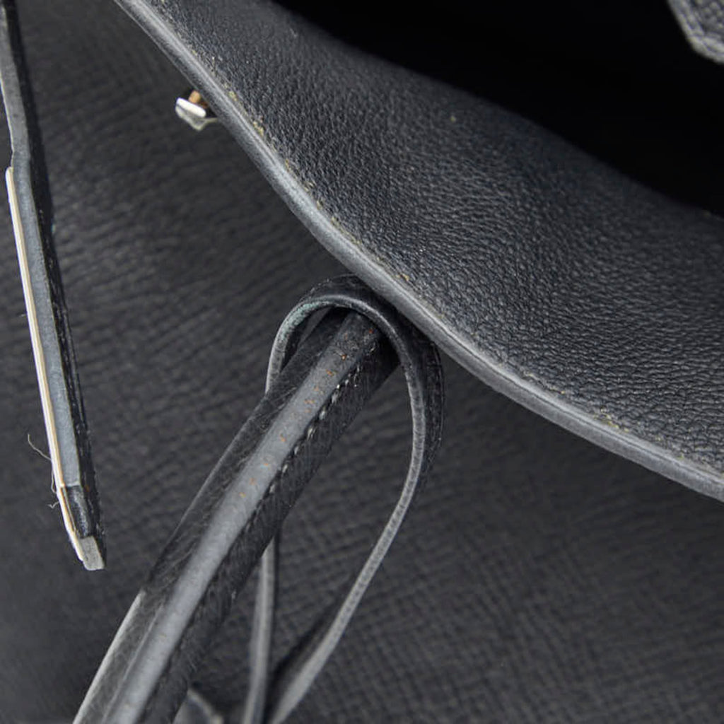 Hermes Black Epsom Leather Handbag (Pre-Owned)
