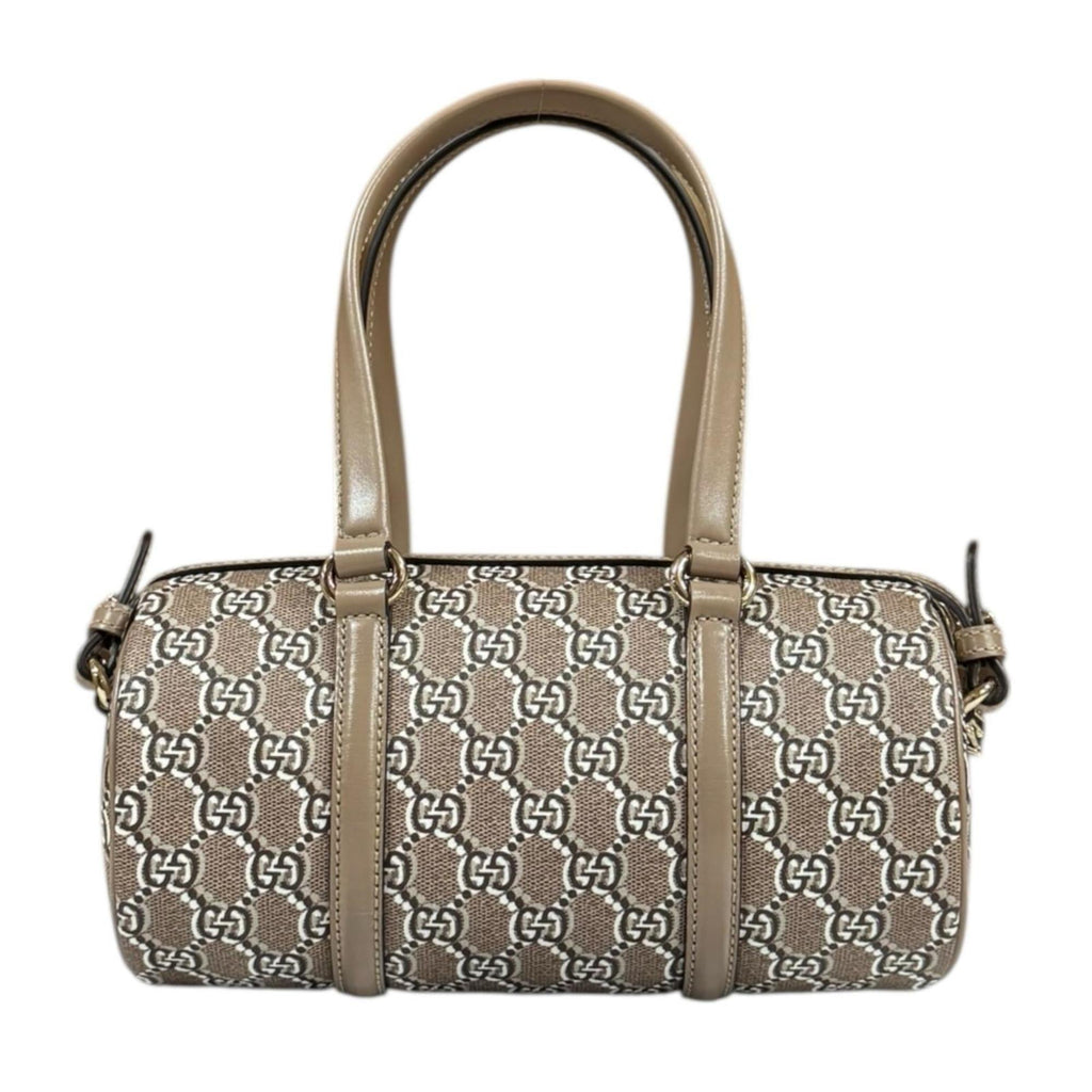 Gucci Brown Pvc Leather Shoulder Bag (Pre-Owned)