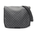Louis Vuitton Black Damier Graphite Coated Canvas Leather Shoulder Bag (Pre-Owned)