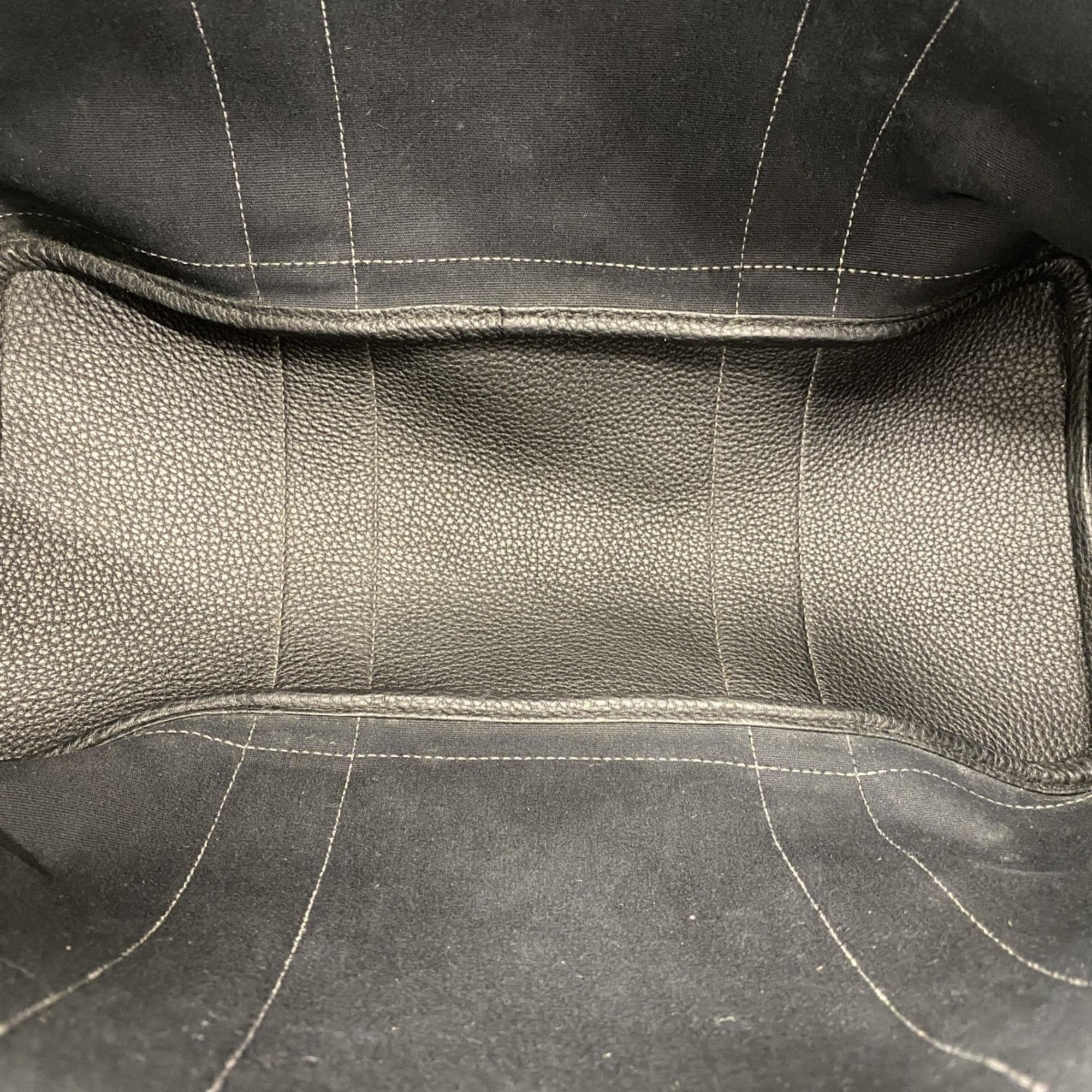 Hermes Black Toile Officier Tote Bag (Pre-Owned)