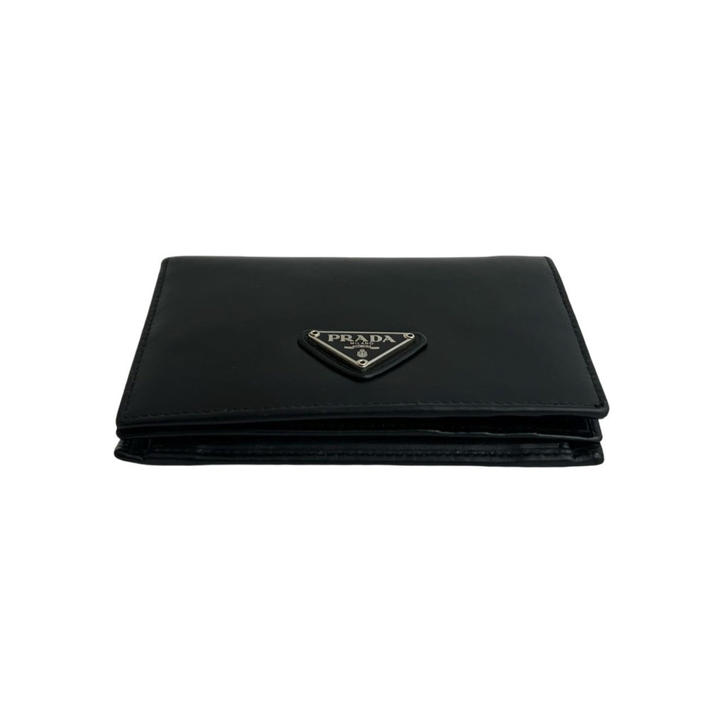 Prada Black Leather Wallet (Bi-Fold) (Pre-Owned)