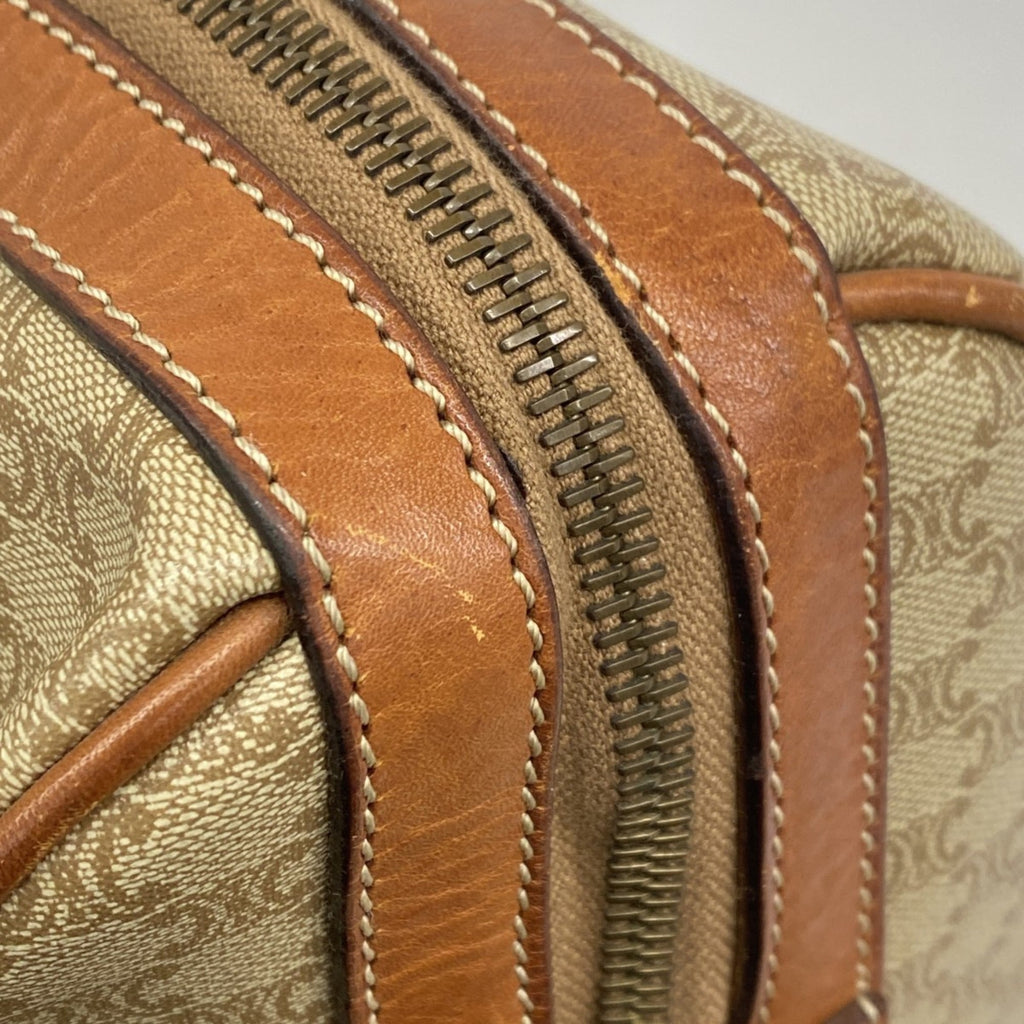 Celine Brown Pvc Handbag (Pre-Owned)