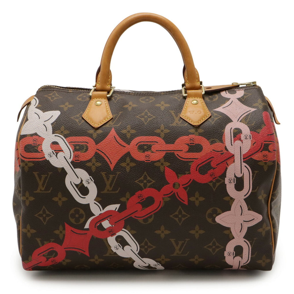 Louis Vuitton Monogram Brown Pink Monogram Handbag (Pre-Owned)