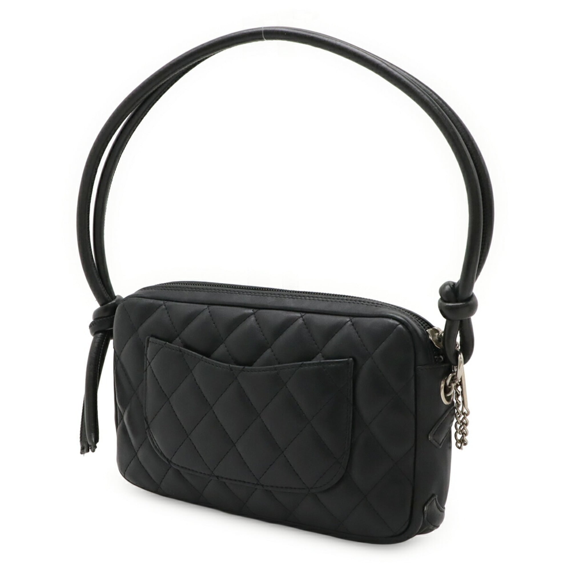 Chanel Ligne Cambon Black White Shoulder Bag (Pre-Owned)