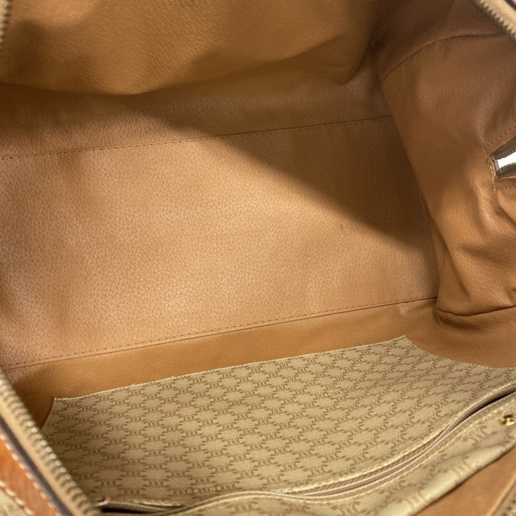 Celine Brown Pvc Handbag (Pre-Owned)