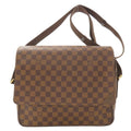 Louis Vuitton Damier Canvas Ebene Damier Canvas Shoulder Bag (Pre-Owned)