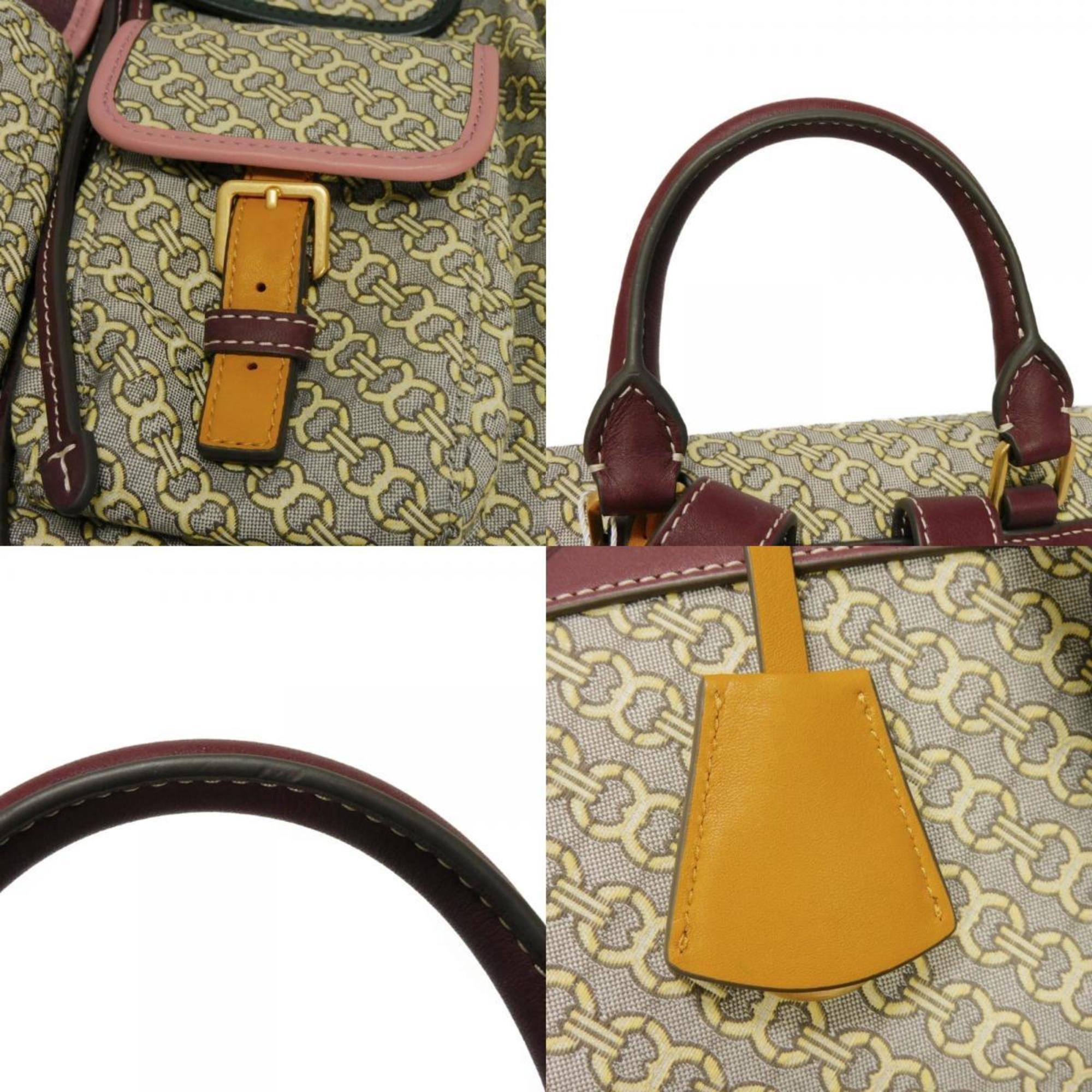 Tory Burch Multi-Color Cotton Backpack (Pre-Owned)