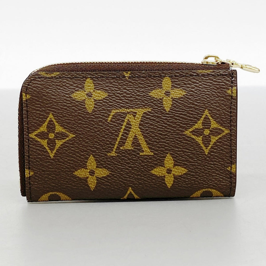 Louis Vuitton Blue Brown Coin Purse/Coin Case (Pre-Owned)
