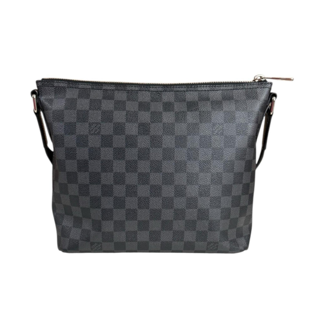 Louis Vuitton Black Gray Damier Graphite Shoulder Bag (Pre-Owned)
