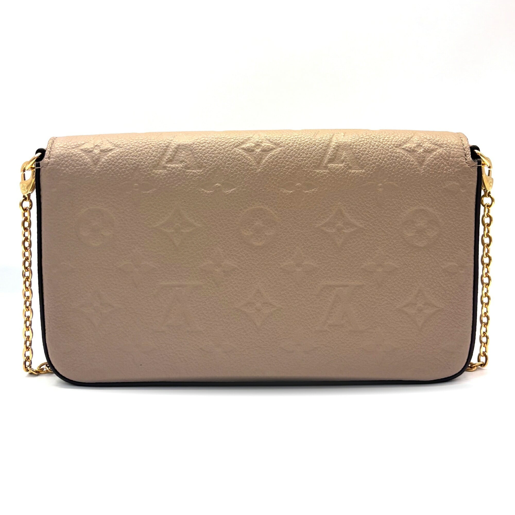 Louis Vuitton Monogram Empreinte Tourterelle Monogram Empreinte Pochette Shoulder Bag (Pre-Owned)
