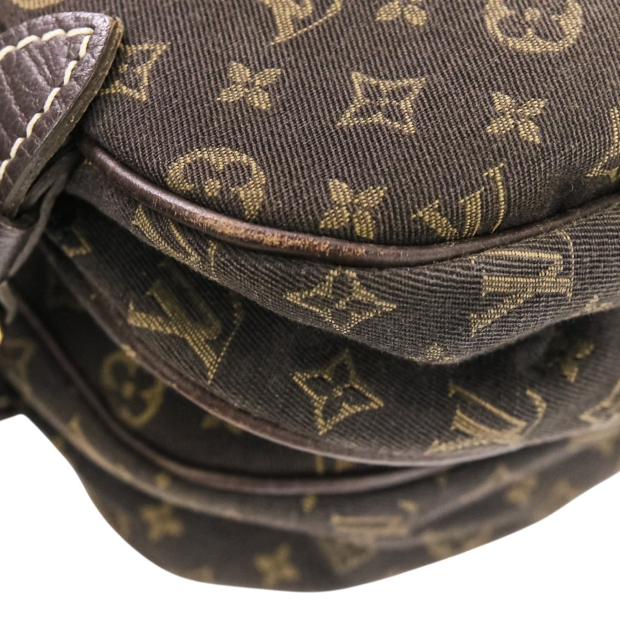 Louis Vuitton Brown Dark Brown Fusain Monogram Mini Shoulder Bag (Pre-Owned)