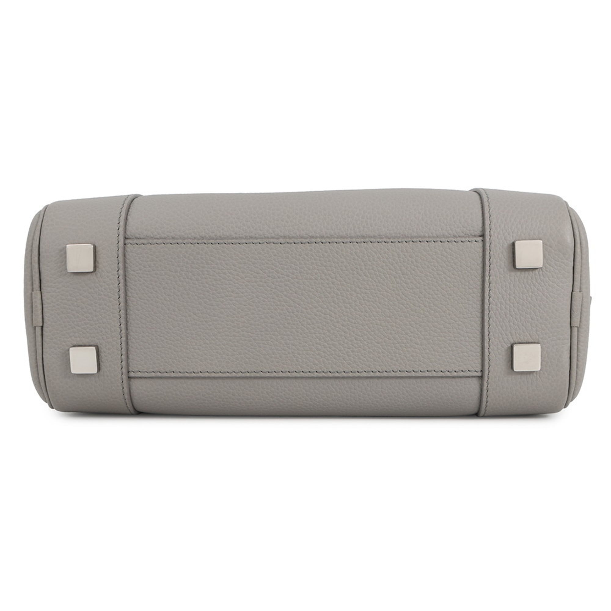 Loewe Gray Leather Handbag (Pre-Owned)