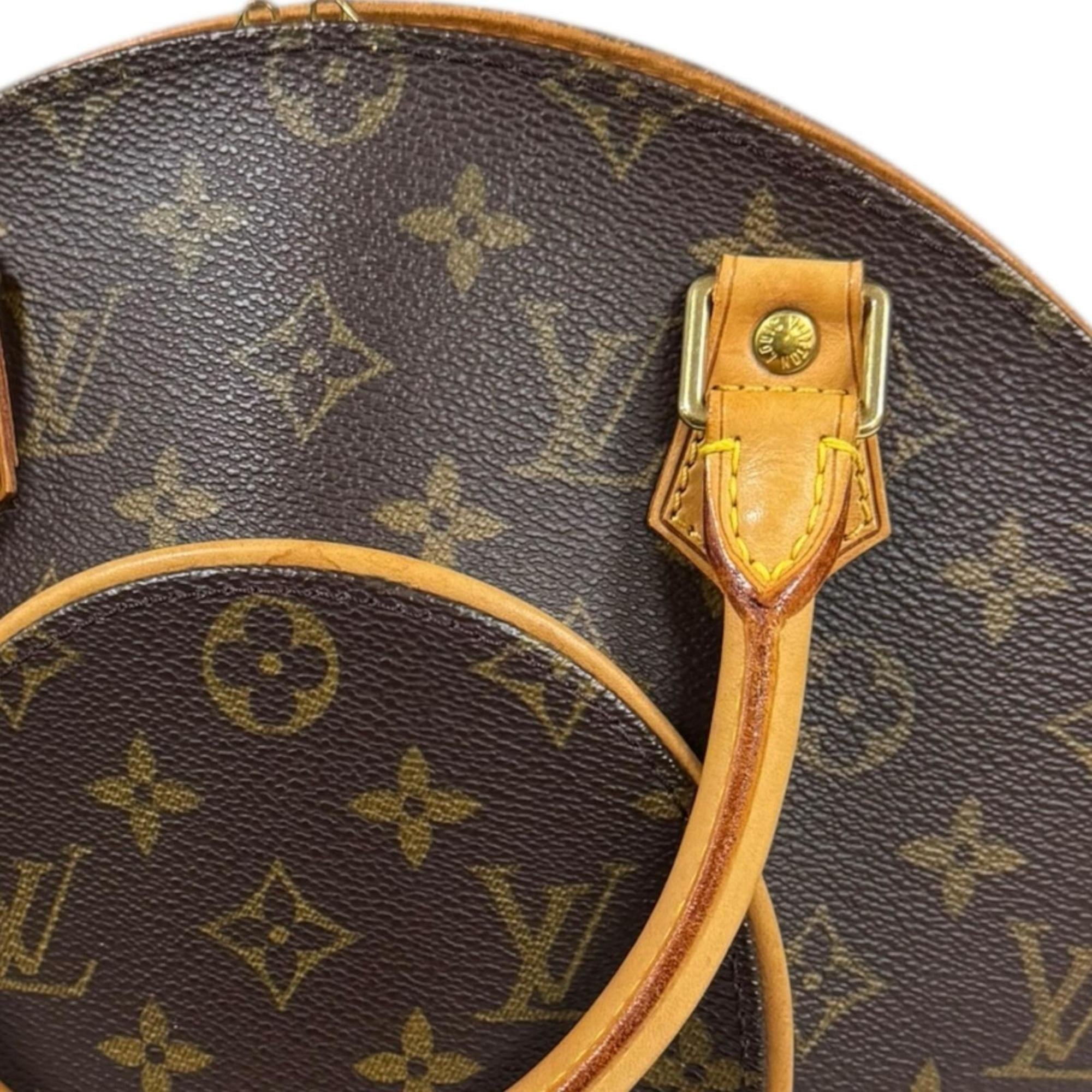 Louis Vuitton Brown Monogram Canvas Handbag (Pre-Owned)