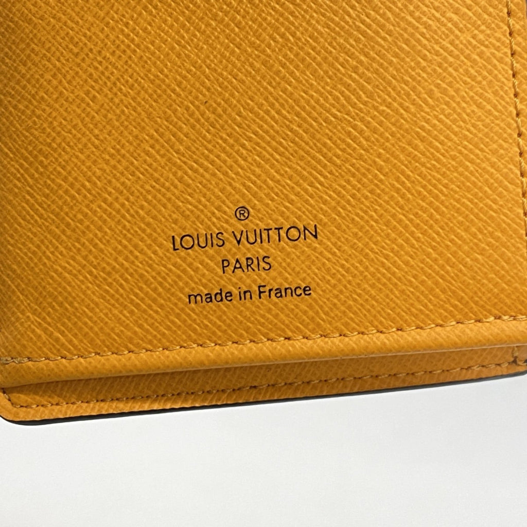 Louis Vuitton Brown Orange Long Wallet (Bi-Fold) (Pre-Owned)