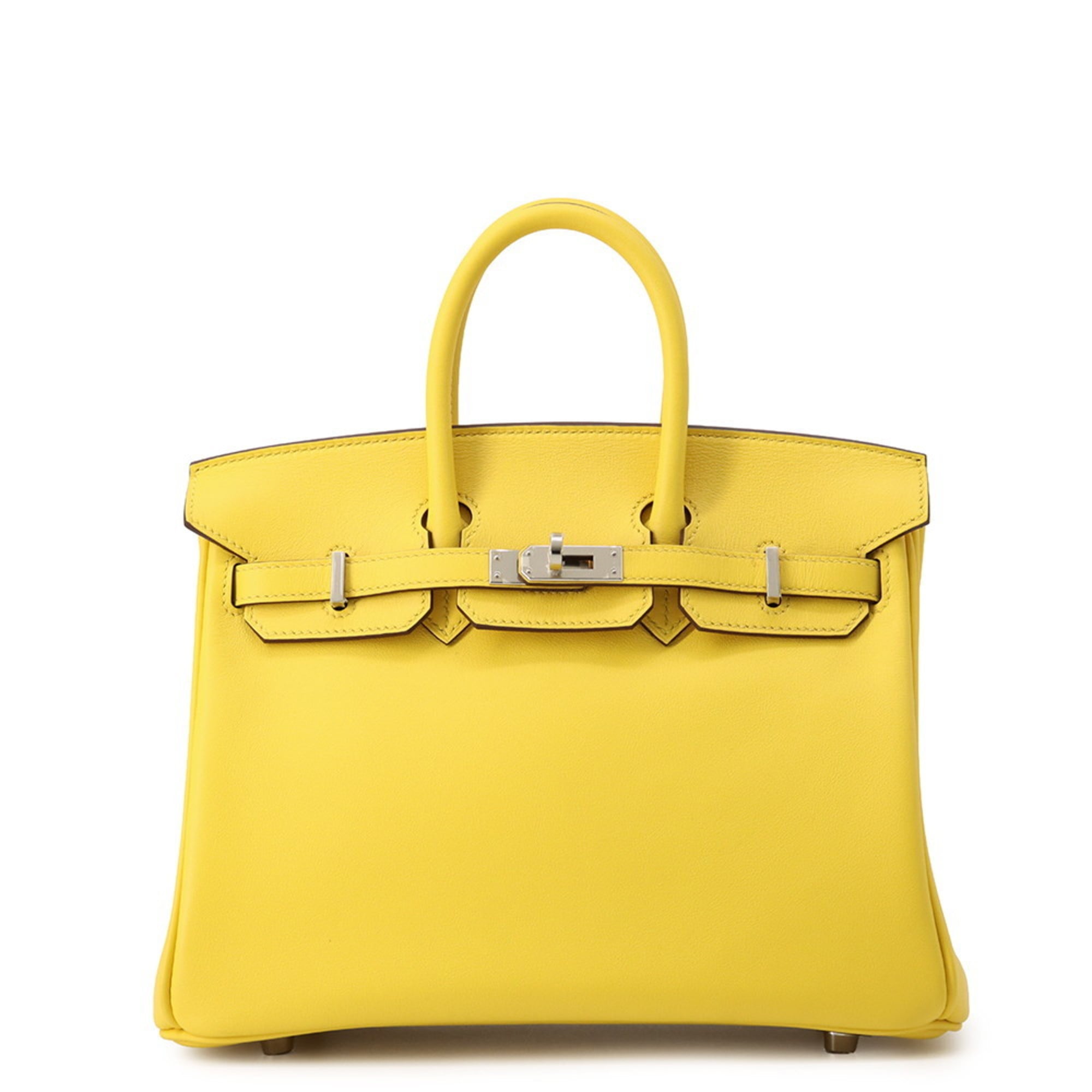 Hermes Birkin Jaune Swift Leather Handbag (Pre-Owned)