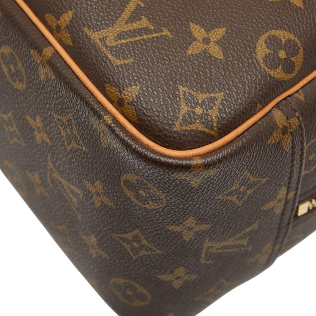 Louis Vuitton Brown Pvc Leather Handbag (Pre-Owned)