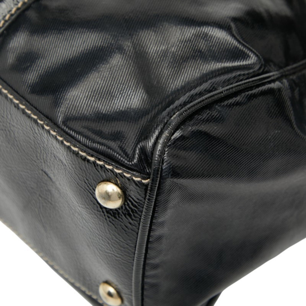 Gucci Black Leather Tote Bag (Pre-Owned)