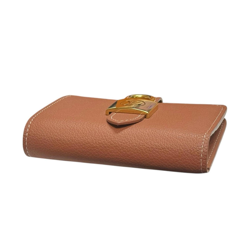 Louis Vuitton Brown Cognac Leather Wallet (Bi-Fold) (Pre-Owned)