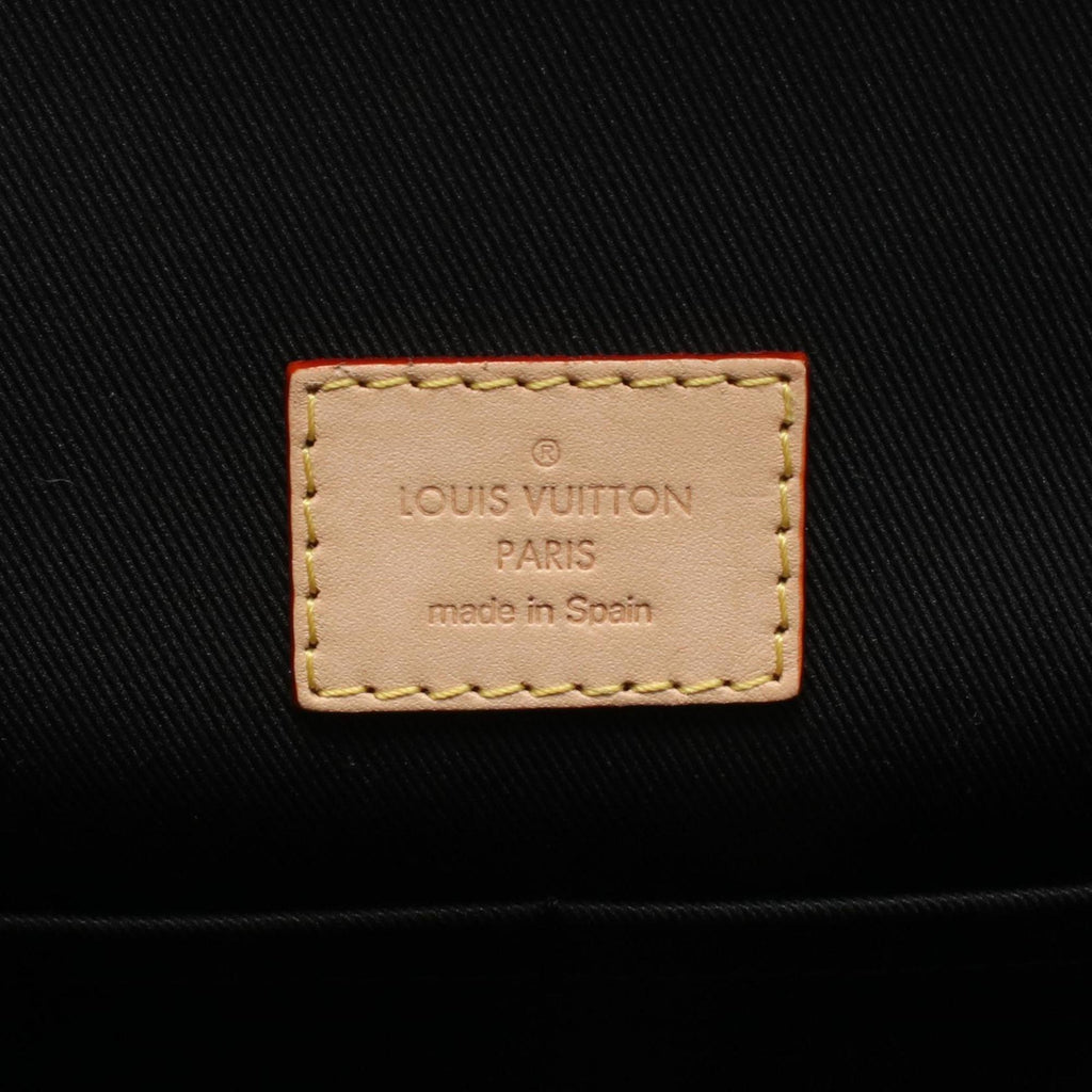 Louis Vuitton Brown Coated Canvas Pvc Monogram Leather Handbag (Pre-Owned)