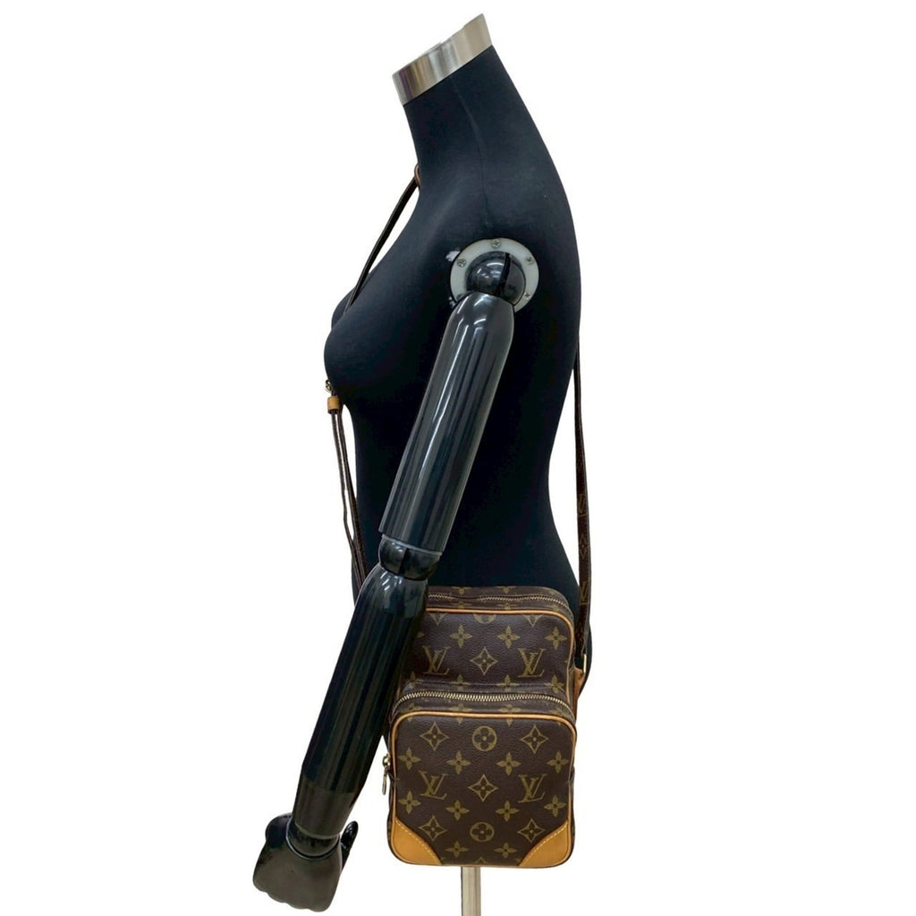 Louis Vuitton Brown Leather Pvc Pochette Shoulder Bag (Pre-Owned)