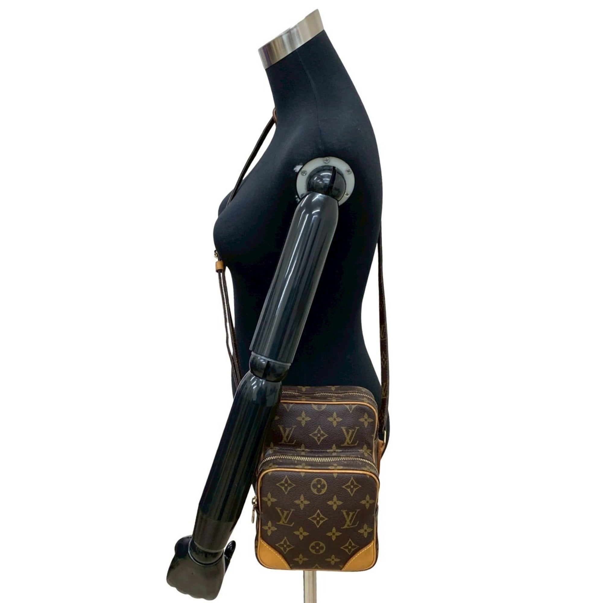 Louis Vuitton Brown Leather Pvc Pochette Shoulder Bag (Pre-Owned)
