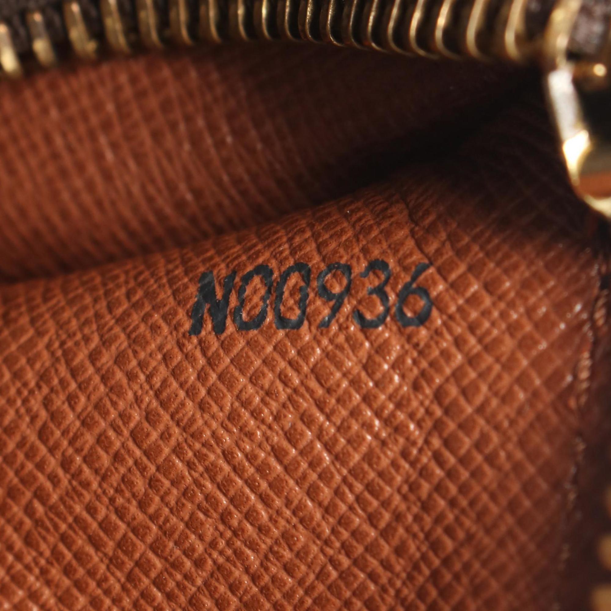 Louis Vuitton Brown Monogram Pvc Coated Canvas Leather Handbag (Pre-Owned)